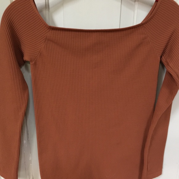 Free People Intimately Burnt Orange Thermal Top - Picture 14 of 15